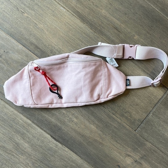 NWT Gap Pink Canvas Fanny Pack - Picture 2 of 4